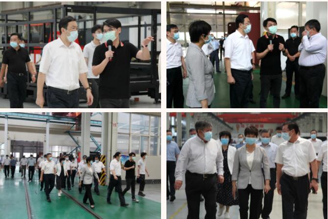 江苏省委常委、省委统战部部长杨岳调研恒峰国际集团复工复产情况